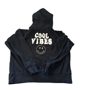 Arizona women's size small Good Vibes black hoodie